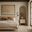 Kivo Solid Wood Bedroom Set In Natural and Stained Natural