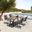 Koala And Clip 5 Piece Dining Set In Light Eucalyptus Wood And Metal With Grey Rope
