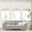 Kyler Linen Blend Light Filtering Cordless 29 Inch Roman Shade In White