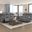 Laconia Double Reclining Living Room Set In Dark Gray