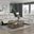Laconia Double Reclining Living Room Set In Gray
