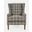 Lacroix Upholstered Wingback Accent Chair In Graphite