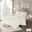 Laetitia Cotton Tufted Chenille 3 Piece Queen Comforter Set In Off White