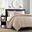 Laetitia Polyester Microfiber Quilted 3 Piece Queen Coverlet Mini Set In Khaki