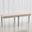Laforge Large Bench In Natural Iron With Muslin Cushion