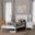 Lara Modern Wood Twin 3-Piece Bedroom Set In White