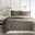 Larkspur Polyester Microfiber Solid Twin Comforter Mini Set In Brown/Sand