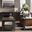 Laurel Creek Occasional Table Set with Storage Shelf and Hidden Casters In Espresso