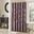 Laurel Tufted Semi-Sheer Shower Curtain In Plum