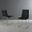 Leandro PU Leather Dining Chair Set of 2 In Black