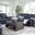 Leesworth Power Reclining Living Room Set In Ocean