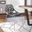 LeisureMod Asbury Black Dining Chair with Chromed Legs