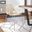 LeisureMod Asbury Cream Dining Chair with Chromed Legs