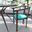Modern Dining Chair Cushion Pads In Teal