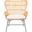 Lenu Rattan Accent Chair with Cushion in Natural