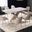 Lenvik Dining Room Set In Brown and White