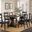 Leonidas Dining Table In Antique Black