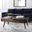 Levinson Brown and Gold Cap Occasional Table Set