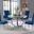 Lexington 52 Inch Round Dining Set In Blue
