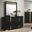 Lillestrom Dresser In Black and Gold