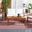 Loanna 6 Piece Outdoor Living Set in Beige