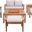 Loanna 6 Piece Outdoor Living Set In Light Grey