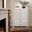 Lodge and Loft 5 Drawer Chest In Soft White