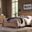 Lodge and Loft Floating Panel Bedroom Set In Blond Oak