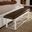 Lodge and Loft Upholstered Bench In Sedona Brown and Soft White