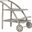 Lodi Gray Wash and Beige Tea Cart