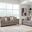 Loreo Living Room Set In Truffle