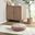 Loretta Polyester Chenille Round Floor Pillow Cushion In Blush