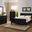 Louis Philip Sleigh Bedroom Set (Black)