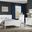 Louis Philip Youth Sleigh Bedroom Set (White)
