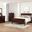 Louis Philippe Full Bed In Dark Cherry