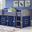 Louver Low Loft Antique Grey W/ Blue Tent Kit