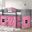 Louver Low Loft Antique Grey W/ Pink Tent Kit