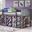 Louver Low Loft Antique Grey W/ Zebra Tent Kit