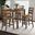 Lubbock 5 Piece Counter Height Table Set In Walnut