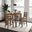 Lubbock 5 Piece Dining Table Set In Walnut