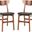 Lucca Cherry and Black Retro Dining Chair Set of 2