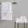 Luce Egyptian Cotton 6 Piece Towel Set In White