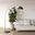 Luna Bella Gold Leaf Shade 92 Inch Arc Floor Lamp In Weathered Brass and Matte Black