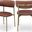 Lupita Vegan Leather Dining Chair Set of 2 In Brown