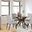 Lyncott Round Dining Room Set With Light Gray Chairs