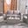 Machie 4 Piece Living Set in Grey