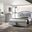 Maddie California King Bed In Silver