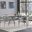 Madelyn Dining Room Set In Silver