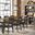 Madison County Barnwood Extendable Adjustable Dining Room Set