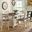 Madison County 72 Inch Storage Table 7 Piece Dining Set In Vintage White